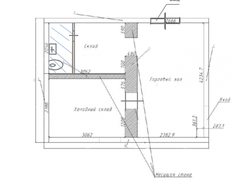помещение под торговую площадь на проспекте Кораблестроителей