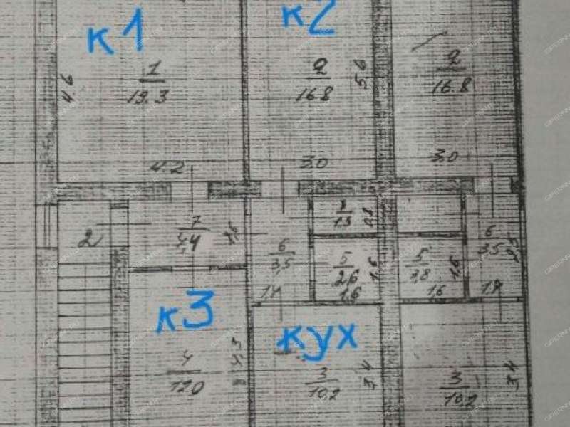 трёхкомнатная квартира на Школьной улице дом 6 село Круглово