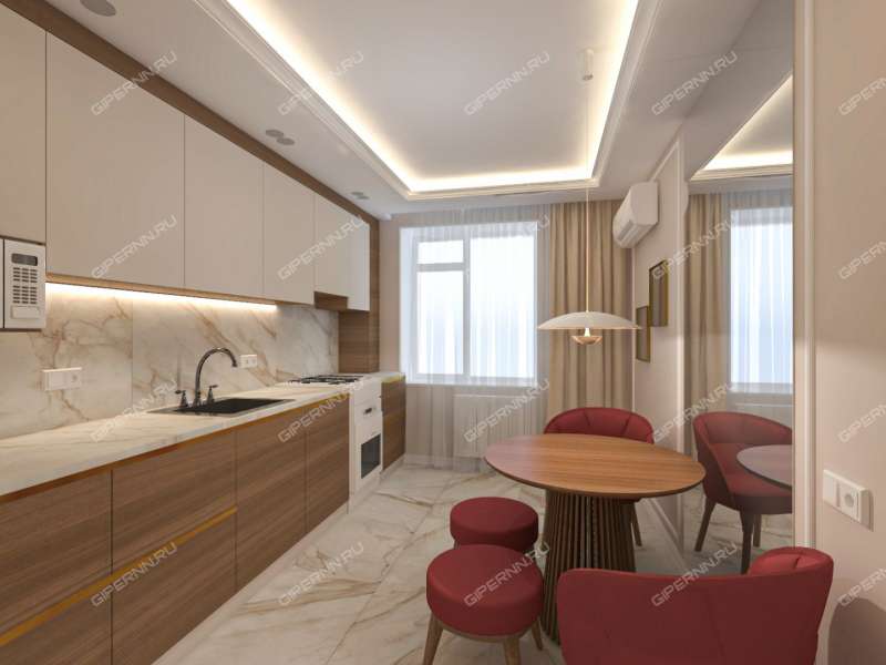 двухкомнатная квартира на улице Композитора Касьянова дом 5а