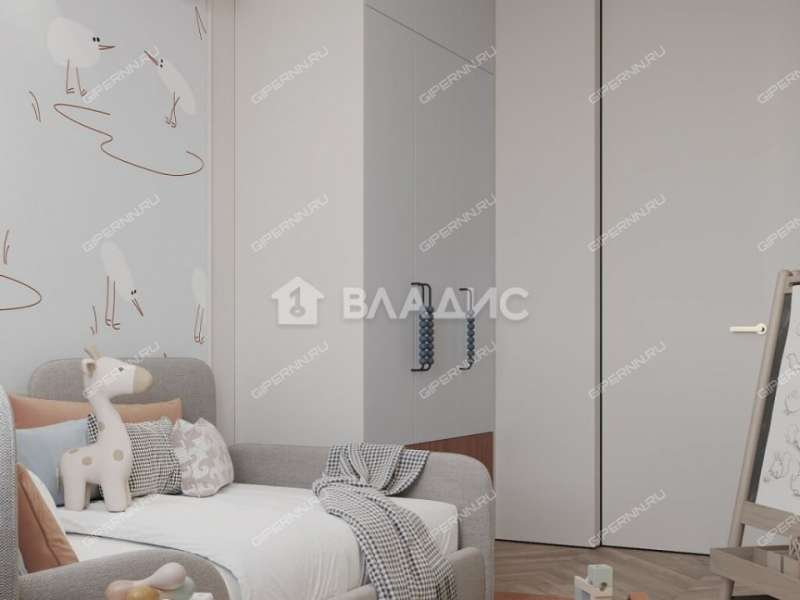 трёхкомнатная квартира на улице Лесной Городок дом 7Б