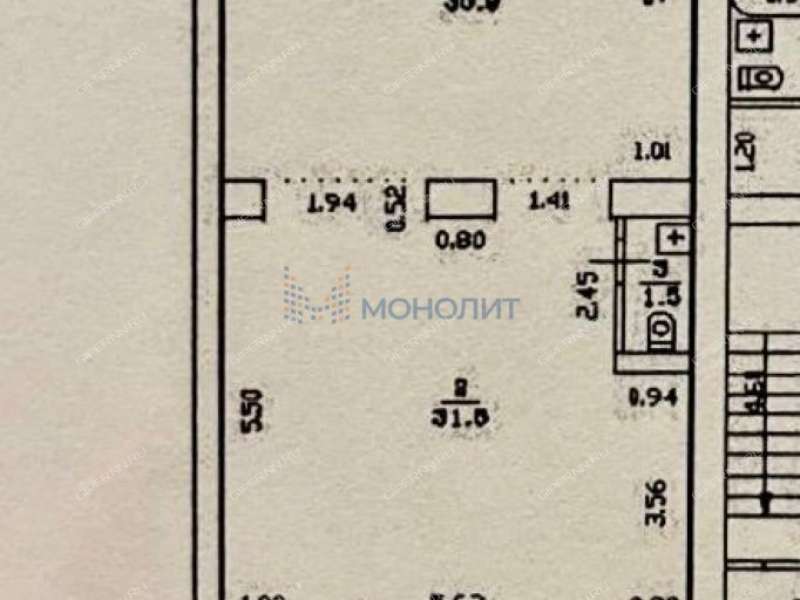 помещение под офис, торговую площадь на улице Лескова