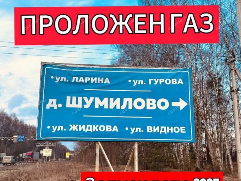 земельный участок 9 соток Гурова 33 деревня Шумилово