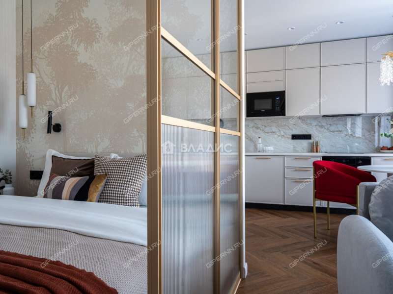 однокомнатная квартира на улице Небесная дом 1 деревня Утечино