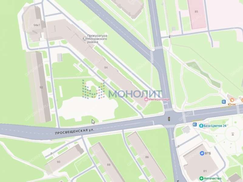 земельный участок под коммерческое использование в Московском районе Нижнего Новгорода