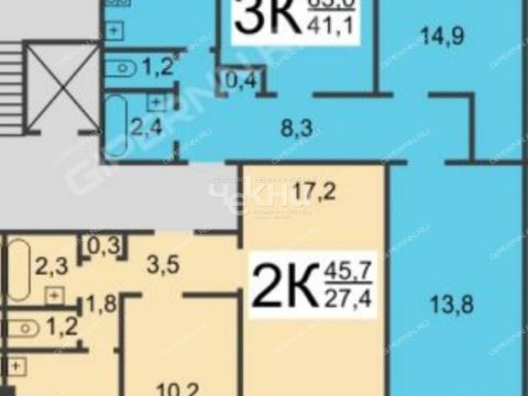 2-komnatnaya-ul-sergeya-esenina-d-5 фото