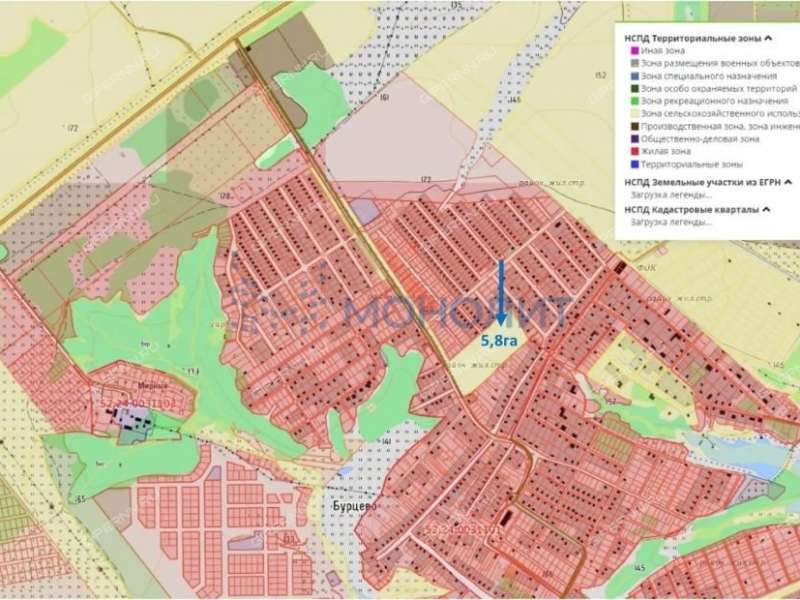 земельный участок под сельхоз назначение в Богородском районе Нижегородской области