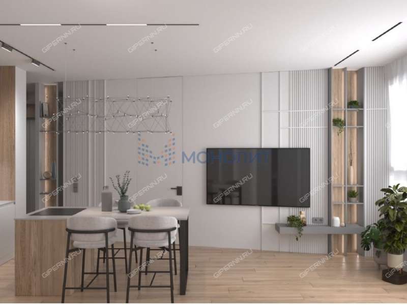 трёхкомнатная квартира на улице Белинского дом 66