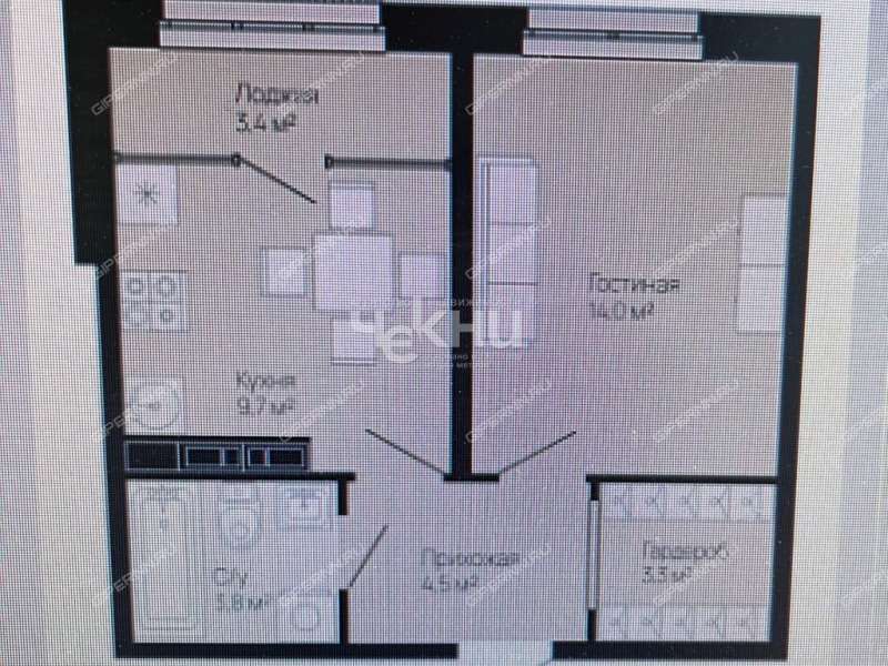 однокомнатная квартира на улице Белинского