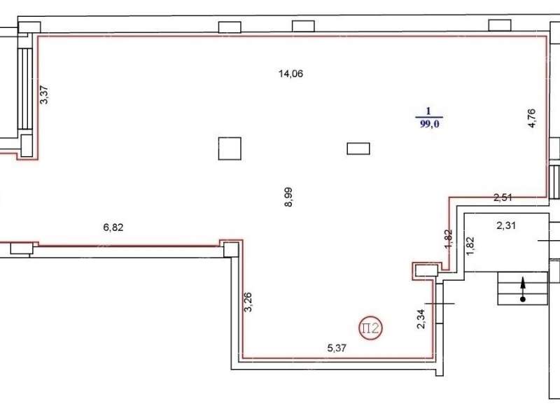 помещение под офис, торговую площадь на Деловой улице