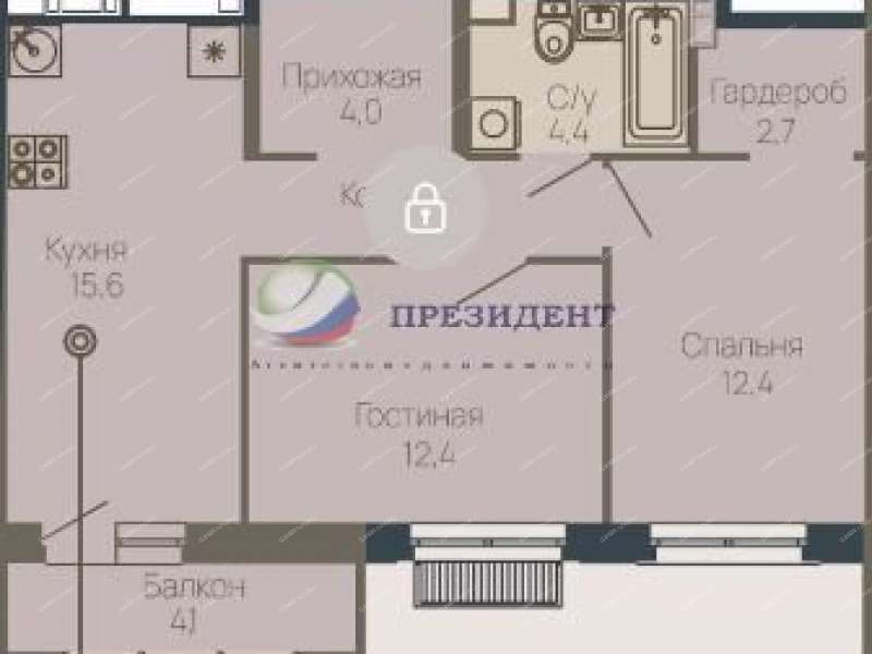 двухкомнатная квартира на улице Белинского дом 23