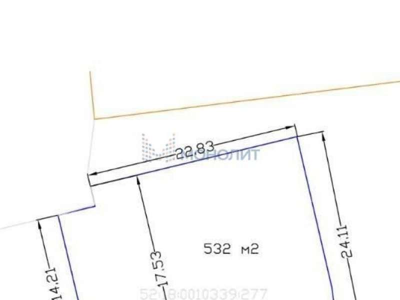 земельный участок 5,33 сотки Светлая улица