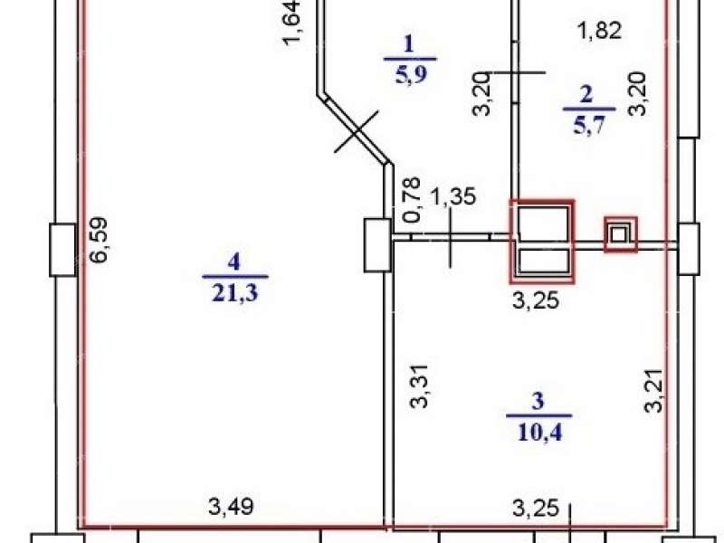 однокомнатная квартира на Деловой улице дом 22