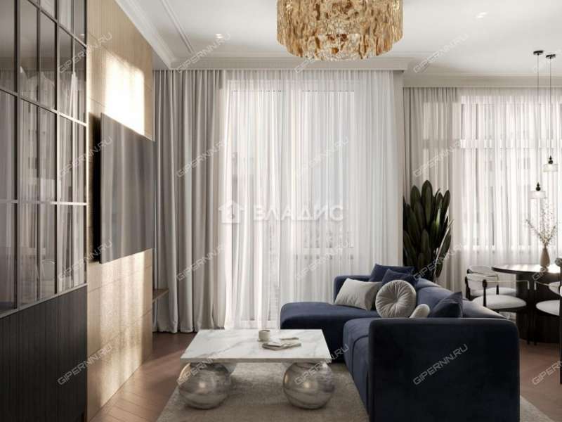 четырёхкомнатная квартира на улице Белинского дом 66