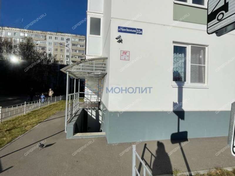 однокомнатная квартира на улице Васильева дом 33А