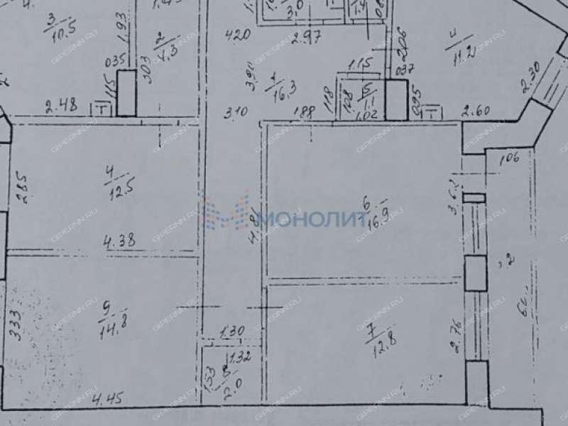 трёхкомнатная квартира на улице Лесной Городок дом 5