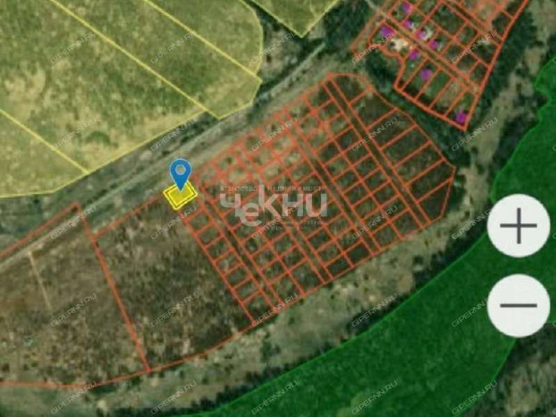 земельный участок 10,6 сотки деревня Инютино