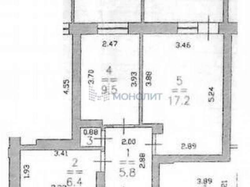 однокомнатная квартира на улице Генкиной дом 61