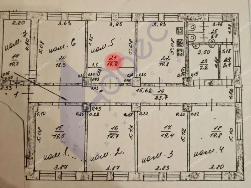 комната в доме 38А на улице Пушкина