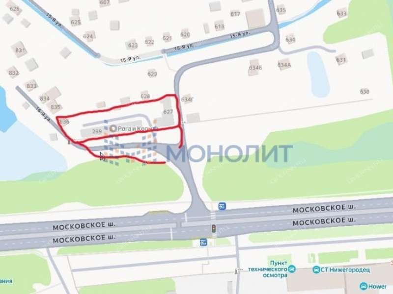 земельный участок 16 соток Московское шоссе