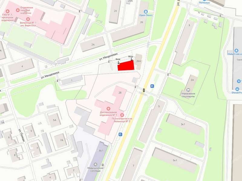 помещение под офис на Июльских Дней ул, д.26А