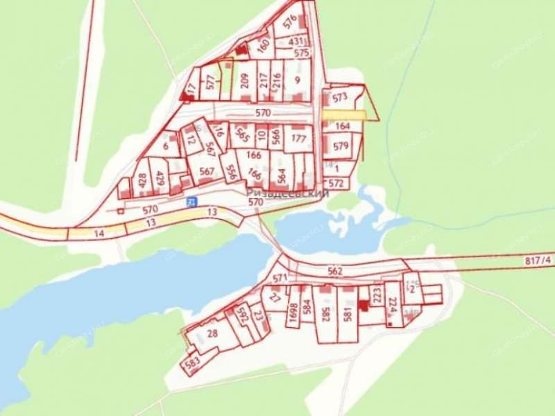 земельный участок 9 соток - посёлок Ризадеевский