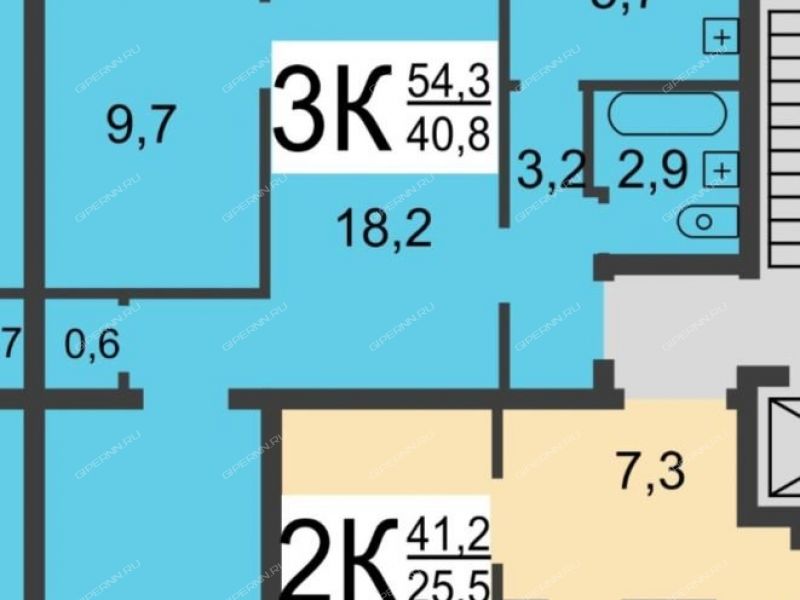 трёхкомнатная квартира на Большой Покровской улице дом 32