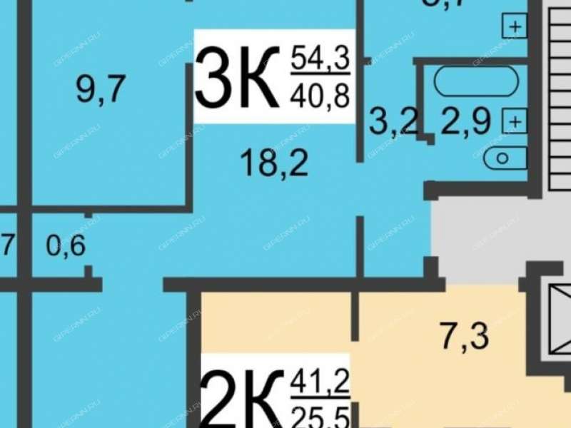 трёхкомнатная квартира на Большой Покровской улице дом 32