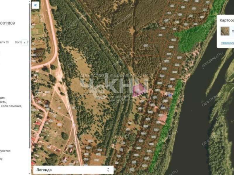 земельный участок 15 соток село Каменка