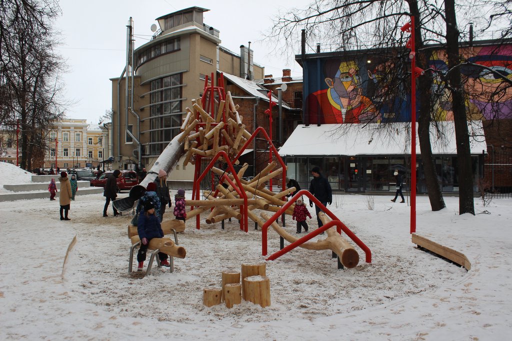 Уникальная детская площадка появилась в Нижнем Новгороде накануне 800-летия