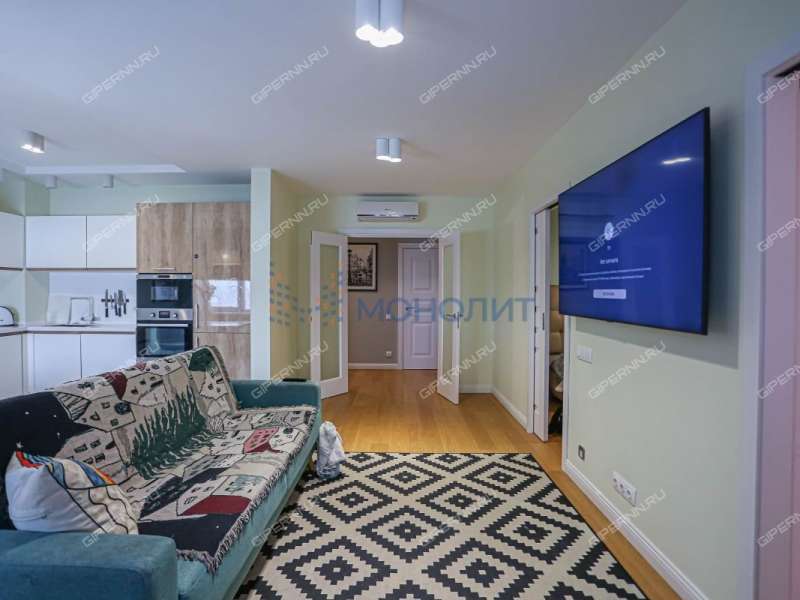 трёхкомнатная квартира на Мещерском бульваре дом 9