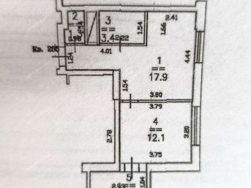 однокомнатная квартира на Московском шоссе дом 167 к2