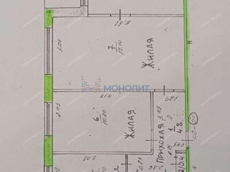 трёхкомнатная квартира на улице Адмирала Макарова дом 5