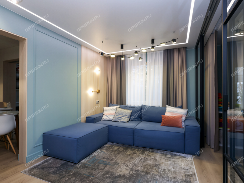 трёхкомнатная квартира на Волжской набережной дом 11